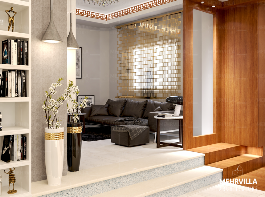 پروژه طراحی داخلی منزل مسكونی درخشش