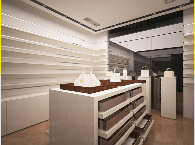 طراحی فروشگاه کیف و کفش زنانه